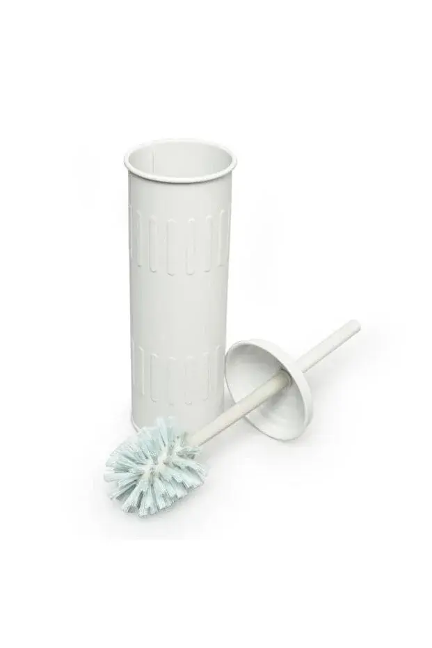 The Mia Galvaniz 40x11cm Tuvalet Wc Fırçası BEYAZ