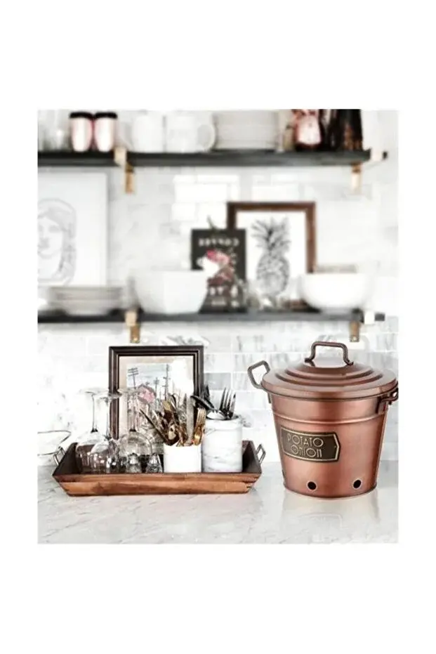The Mia Galvaniz Patates Soğan Kovası