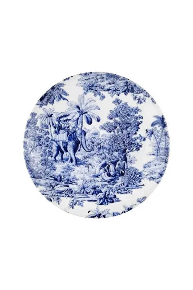 The Mia Colonie Mavi Porselen Yemek Seti 24 Parça