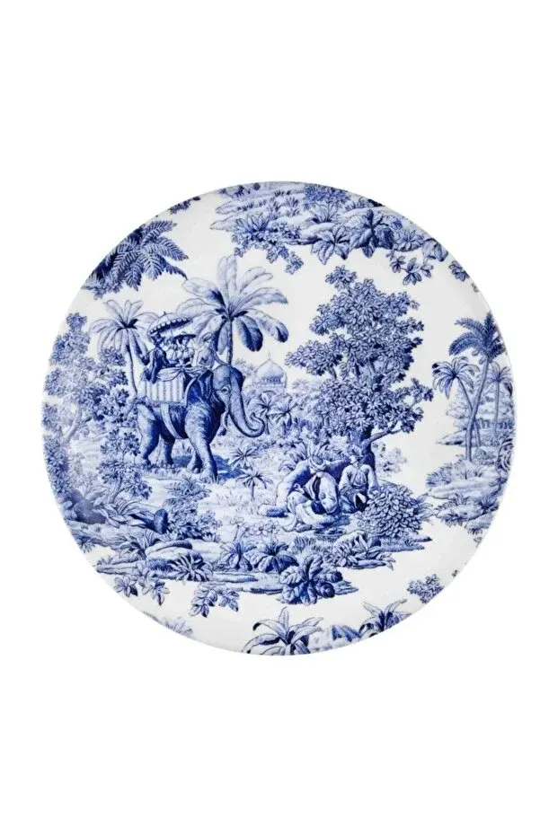 The Mia Colonie Mavi Porselen Yemek Seti 24 Parça