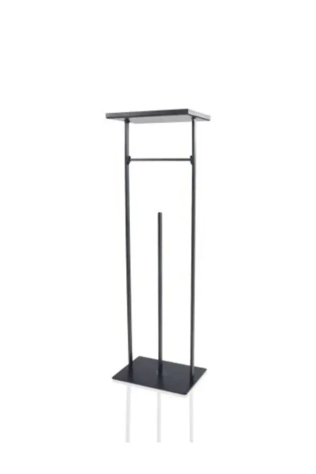 The Mia Tepsili Tuvalet Kağıdı Standı 54x15x12 Cm SİYAH
