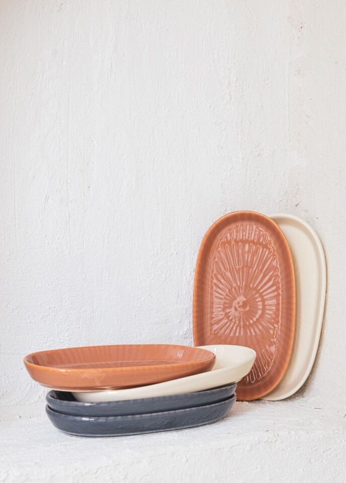 The Mia Noon Kahvaltı Takımı 6 Kişilik 17 Parça Somon