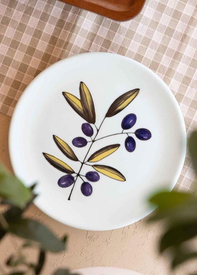 The Mia Olivos Kahvaltı Takımı 6 Kişilik 19 Parça Set