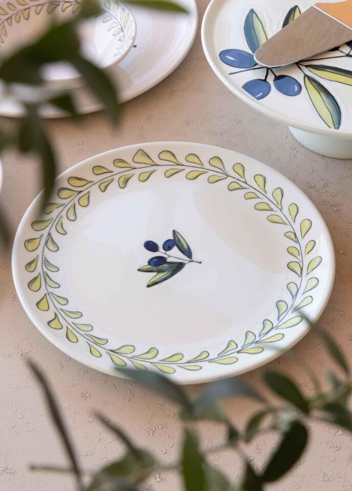 The Mia Olivos Kahvaltı Takımı 6 Kişilik 19 Parça Set