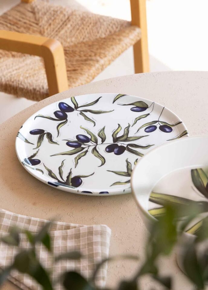 The Mia Olivos Kahvaltı Takımı 6 Kişilik 15 Parça Set