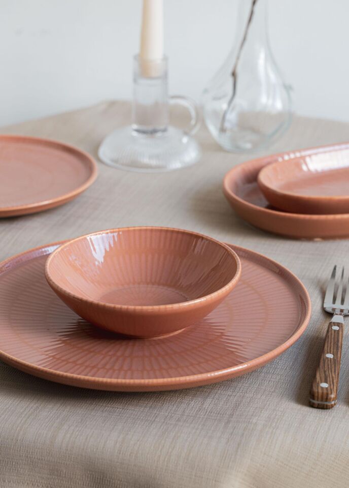 The Mia Noon Yemek Takımı 6 Kişilik Somon 31 Parça