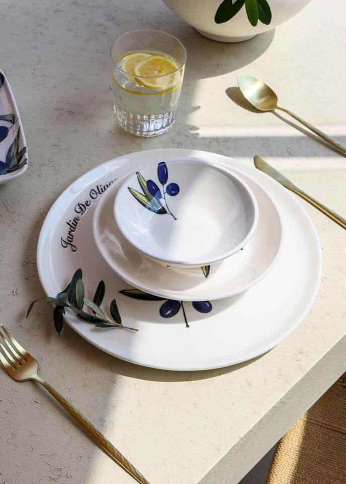 The Mia Olivos 6 Kişilik Yemek Takımı 31 Parça Set