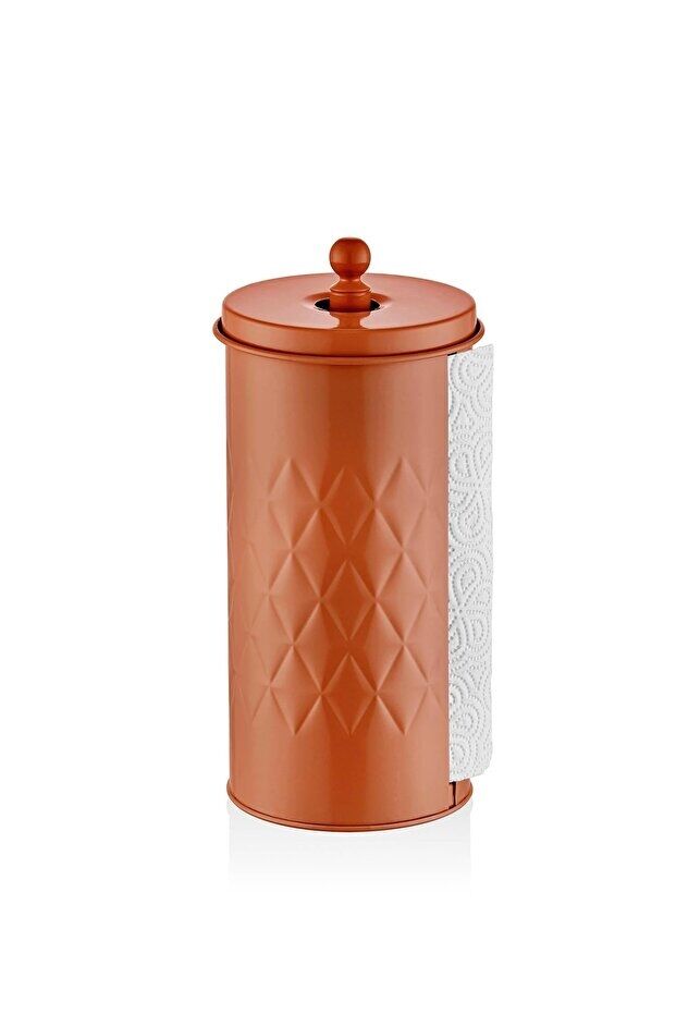 The Mia Prizma 4 Parça Terracota Full Banyo Aksesuar Seti