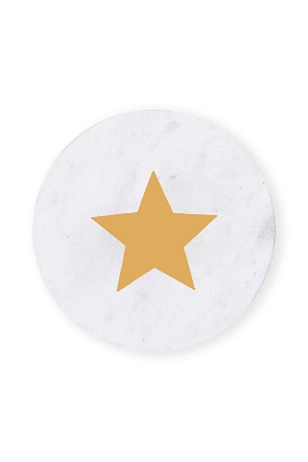 The Mia Mermer Bardak Altlığı Yıldız