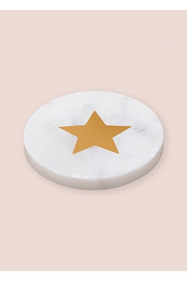 The Mia Mermer Bardak Altlığı Yıldız