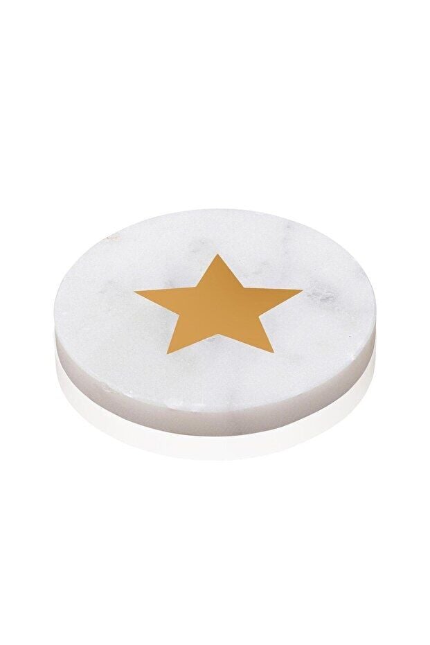 The Mia Mermer Bardak Altlığı Yıldız