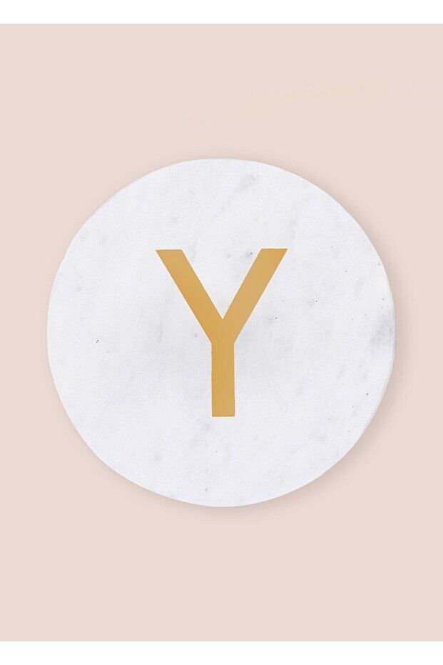 The Mia Mermer Bardak Altlığı Y