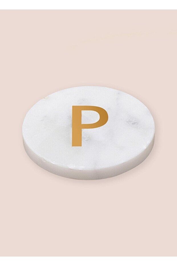 The Mia Mermer Bardak Altlığı P