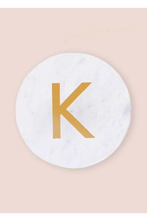 The Mia Mermer Bardak Altlığı K