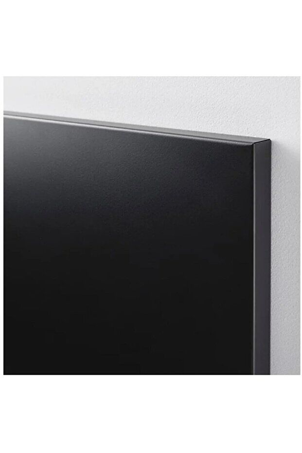 35 x 75 Cm Dekoratif Metal Mıknatıslı Pano Magnet Panosu 10 Adet Siyah Mıknatıs Hediyeli SİYAH