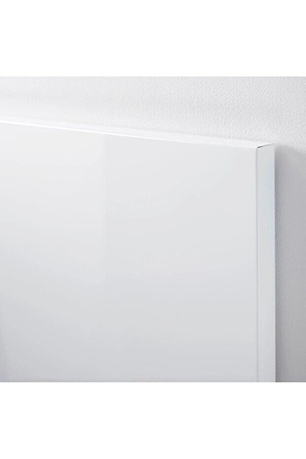 50x70 Cm  Dekoratif Metal Mıknatıslı Pano Magnet Panosu 10 Adet Siyah Mıknatıs Hediyeli BEYAZ