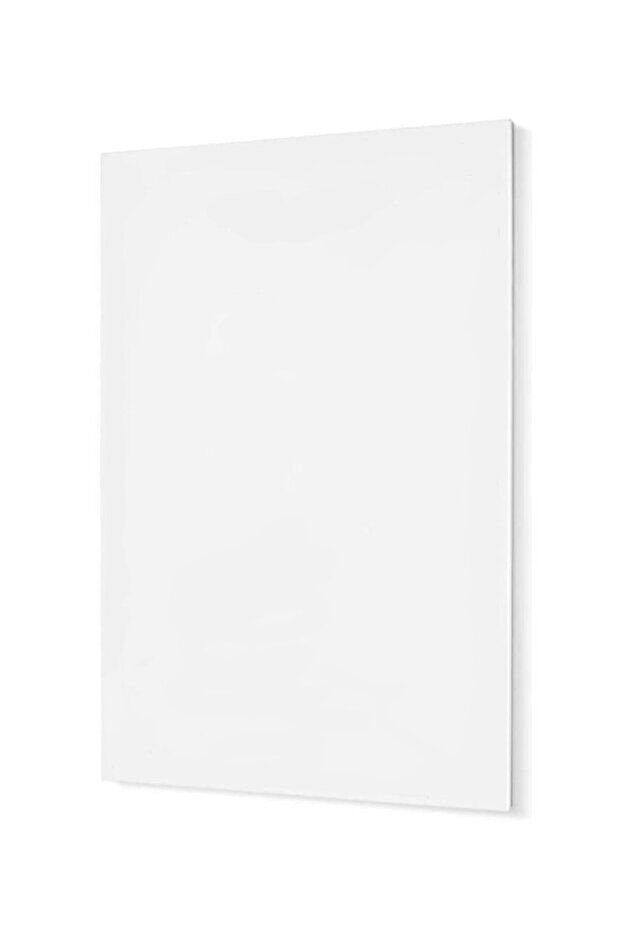 50x70 Cm  Dekoratif Metal Mıknatıslı Pano Magnet Panosu 10 Adet Siyah Mıknatıs Hediyeli BEYAZ