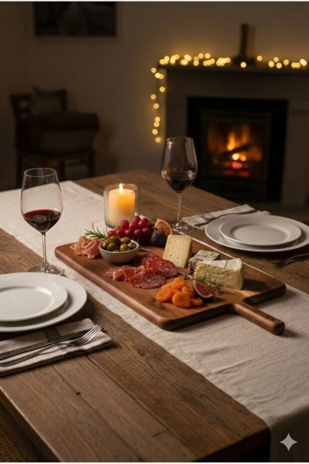 The Mia Natura Akasya Kesme Tahtası 50x25x2 cm