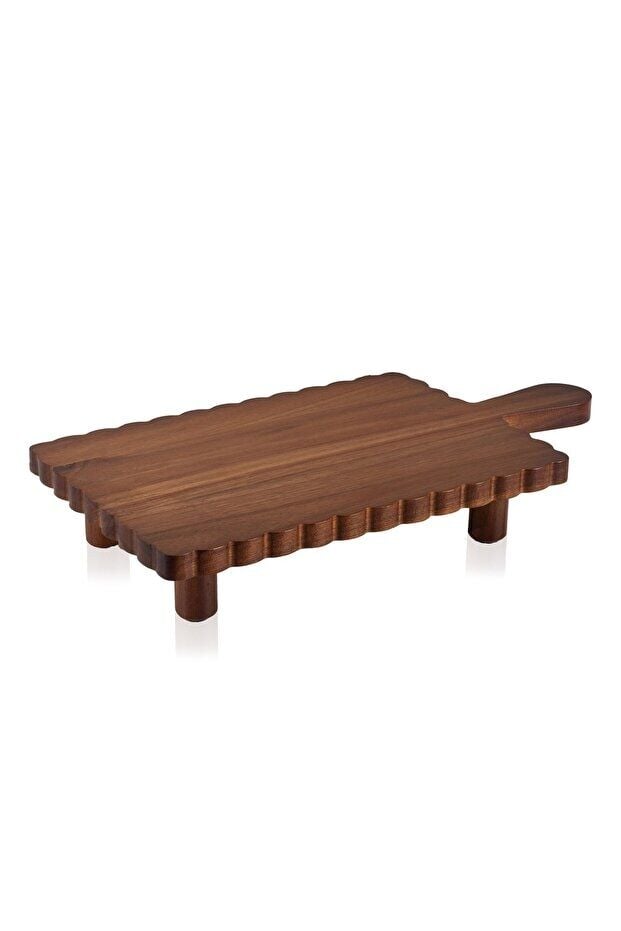 The Mia Natura Akasya Ayaklı Servis 38x20x6 cm