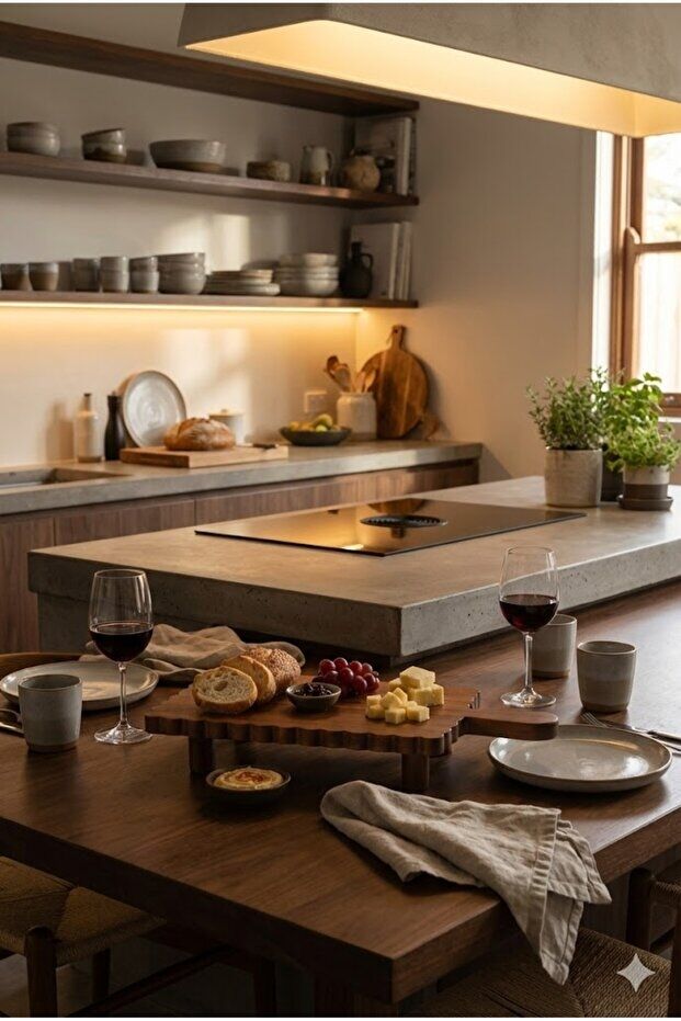 The Mia Natura Akasya Ayaklı Servis 38x20x6 cm