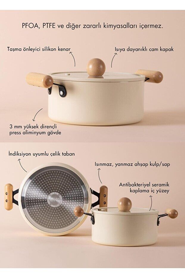 The Mia Cucina Di Mia Derin Tencere 22 cm