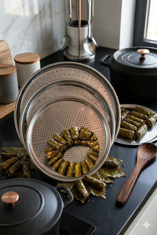 Paslanmaz Çelik 4 Lü Set Pizza Tepsisi 24-28-32-36 Cm